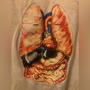 Supreme brand guts tshirt, sz medium